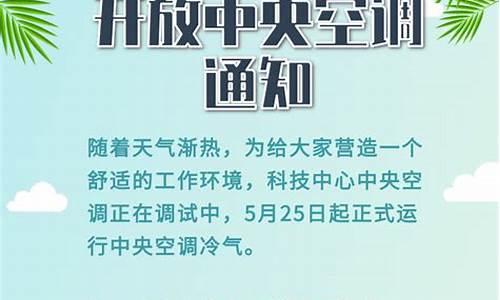 天气变暖使用空调通知_天气变暖温馨提示