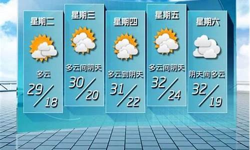 珠海市未来五天天气预报